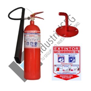 Extintor CO2 (gas carbónico) 15 libras