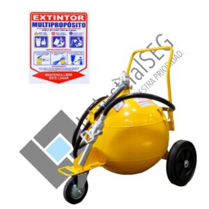 Extintor multipropósito 150 lb tipo satélite